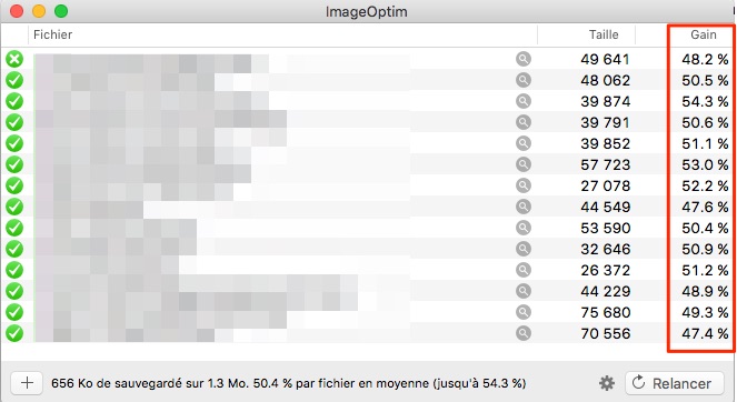 Optimizing web images reduce file size
